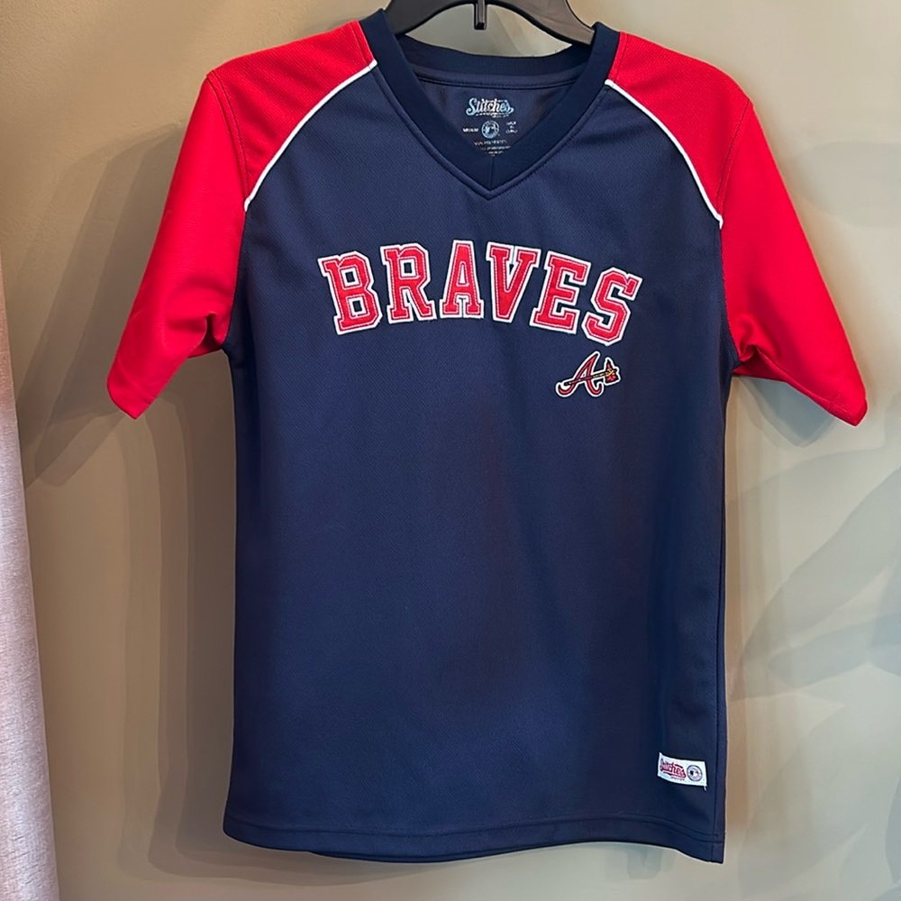 Braves Youth Medium Jersey